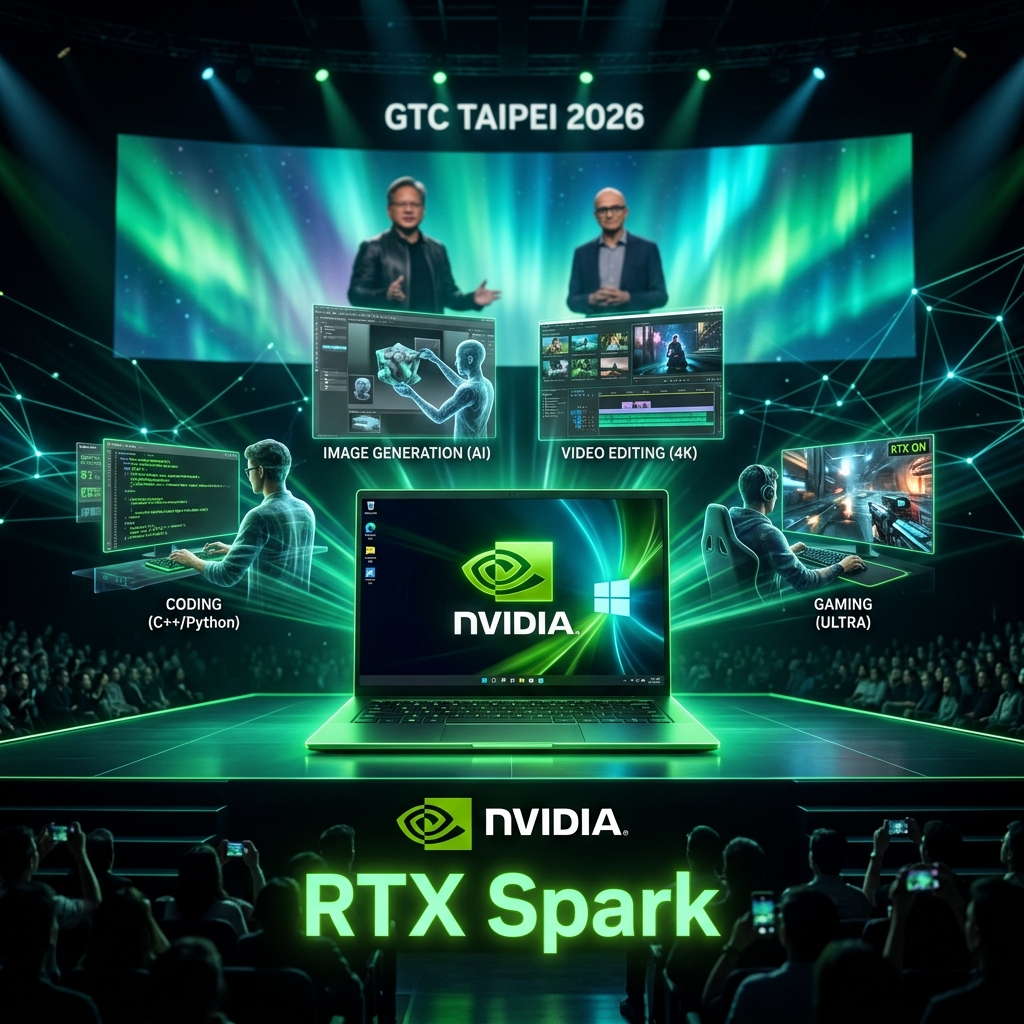 NVIDIA & Microsoft Reinvent the Windows PC for Personal AI Agents — RTX Spark Full Breakdown